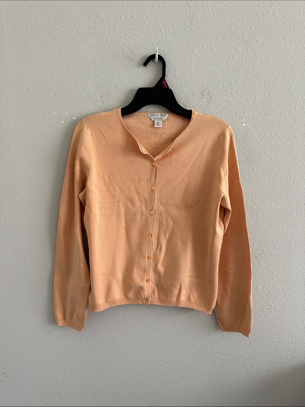 Casual corner silk stretch cardigan XL